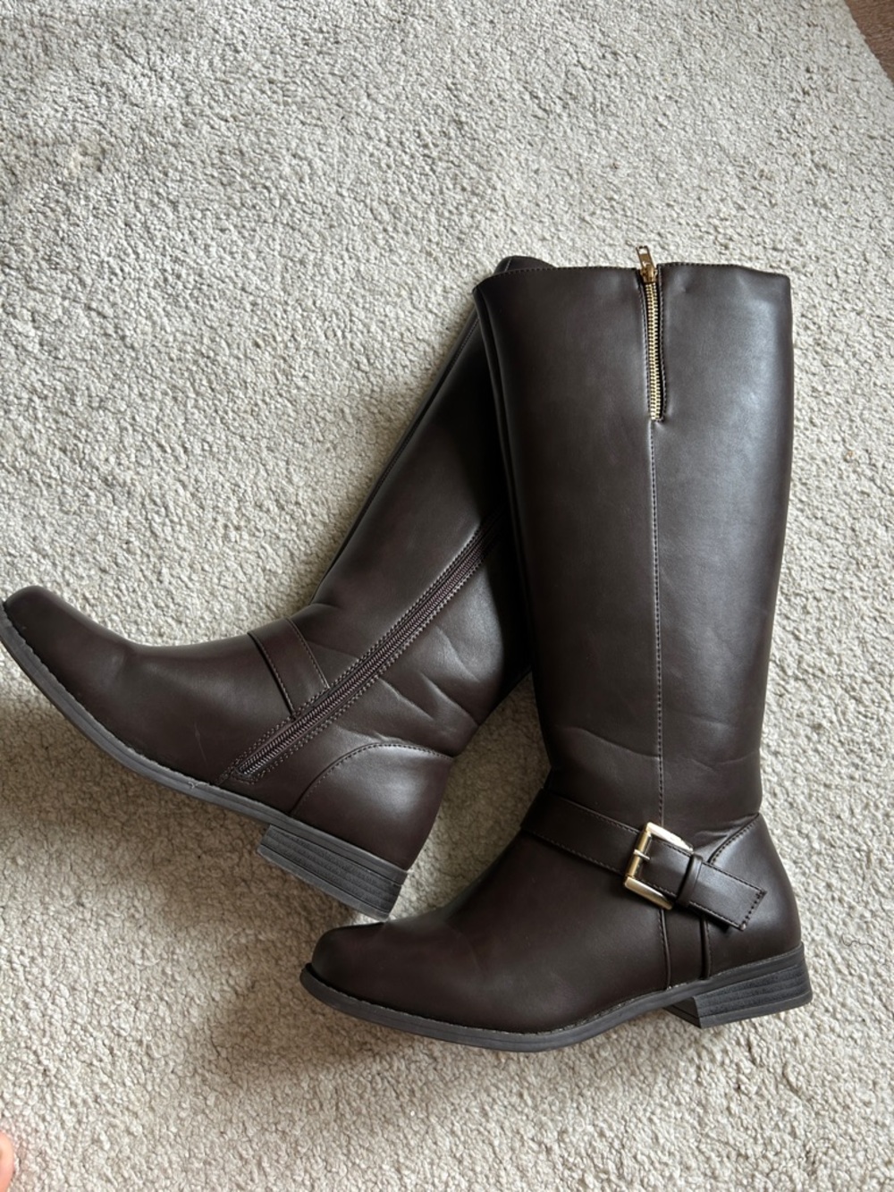 Classic Tall Riding Boots - Dark Brown